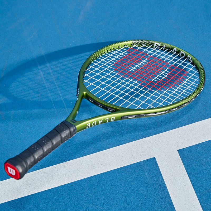 Детска ракета за тенис Wilson Blade Feel Comp 26 зелена WR125210U 10