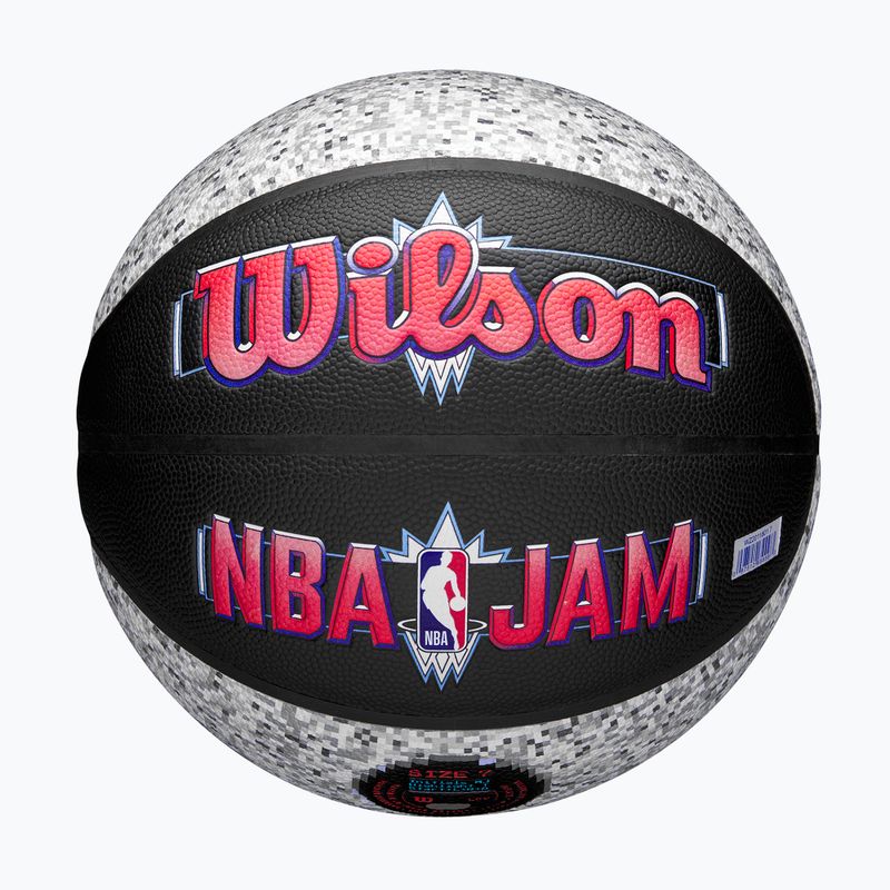 Wilson NBA Jam Вътрешен баскетбол на открито черен/сив размер 7