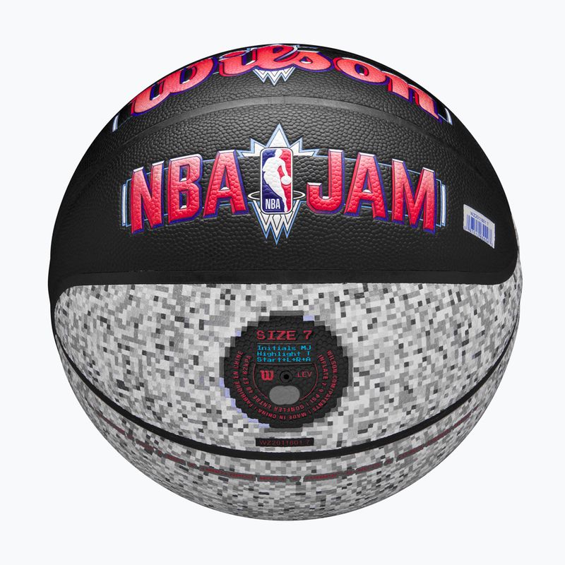 Wilson NBA Jam Вътрешен баскетбол на открито черен/сив размер 7 5