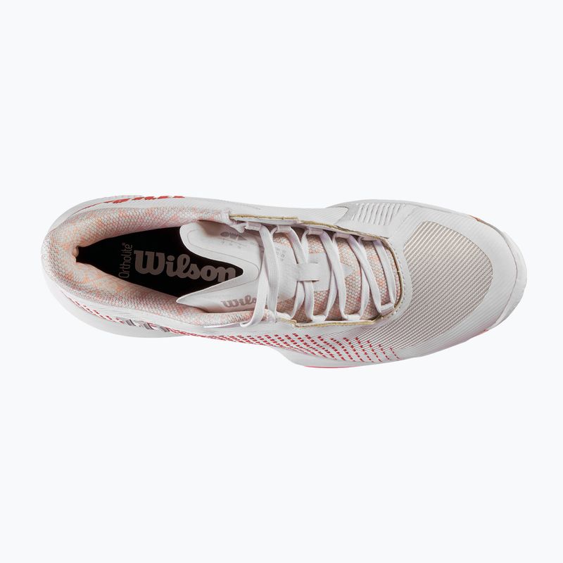 Дамски обувки за тенис Wilson Kaos Swift 1.5 червено и бяло WRS331040 16