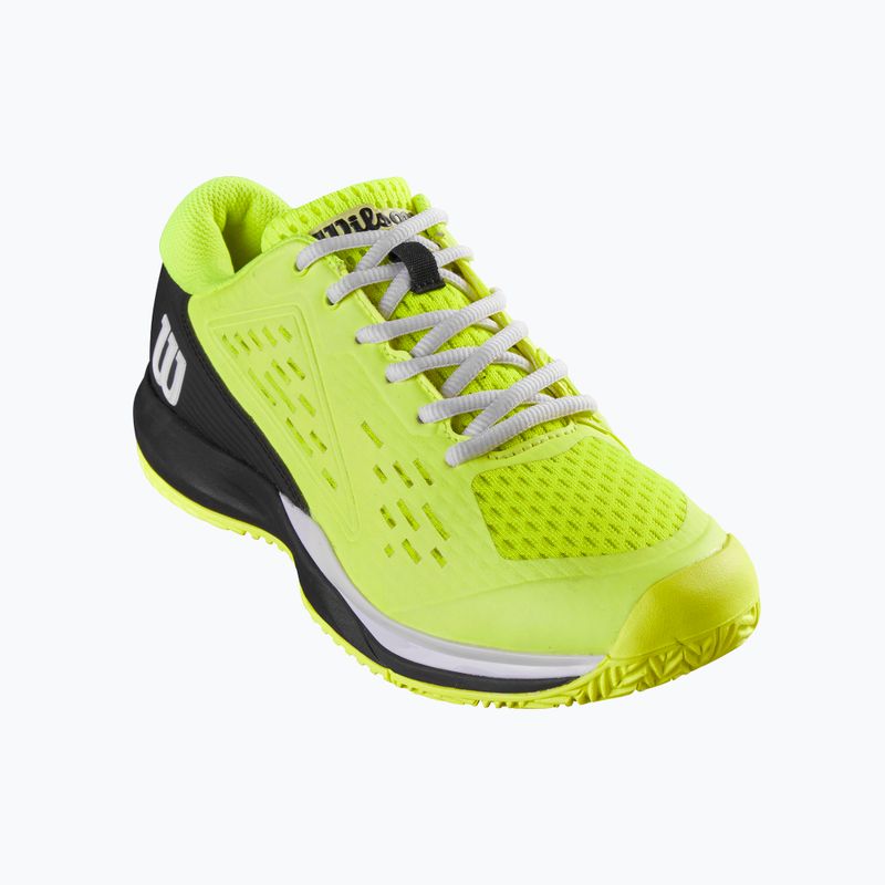 Wilson Rush Pro Ace Safety детски обувки за тенис в черно и жълто WRS331140 12