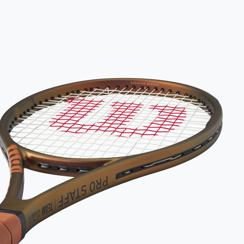 Wilson Pro Staff Team тенис ракета V14 златна WR136011 11