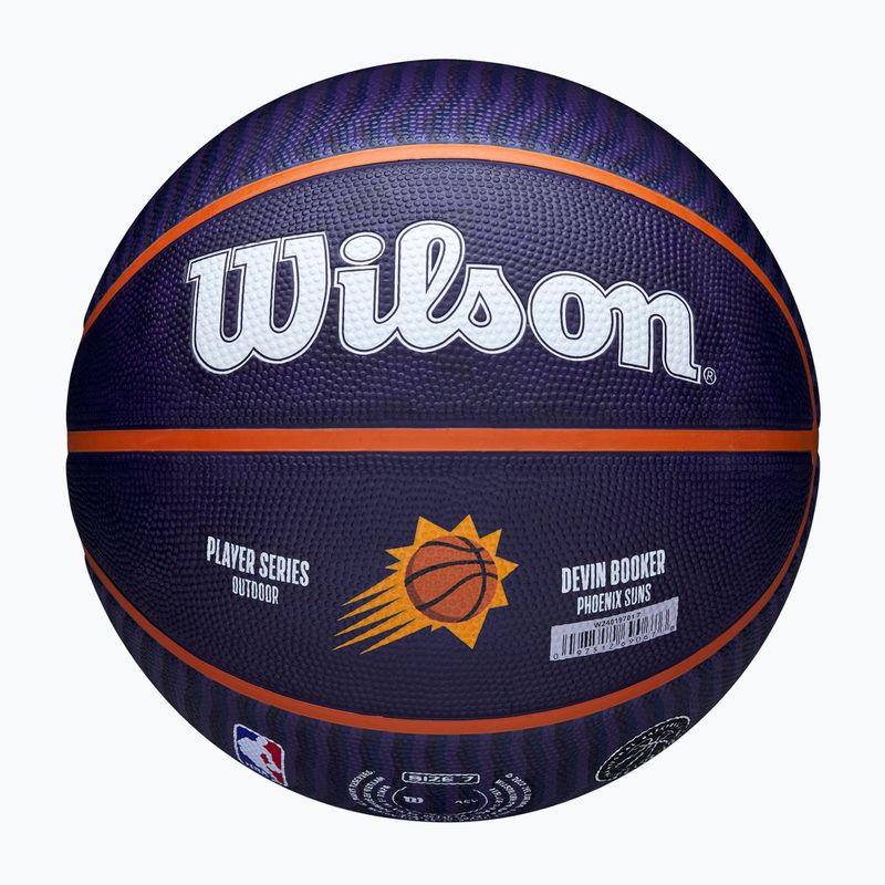 Wilson NBA Player Icon Outdoor баскетбол Booker navy 7 5