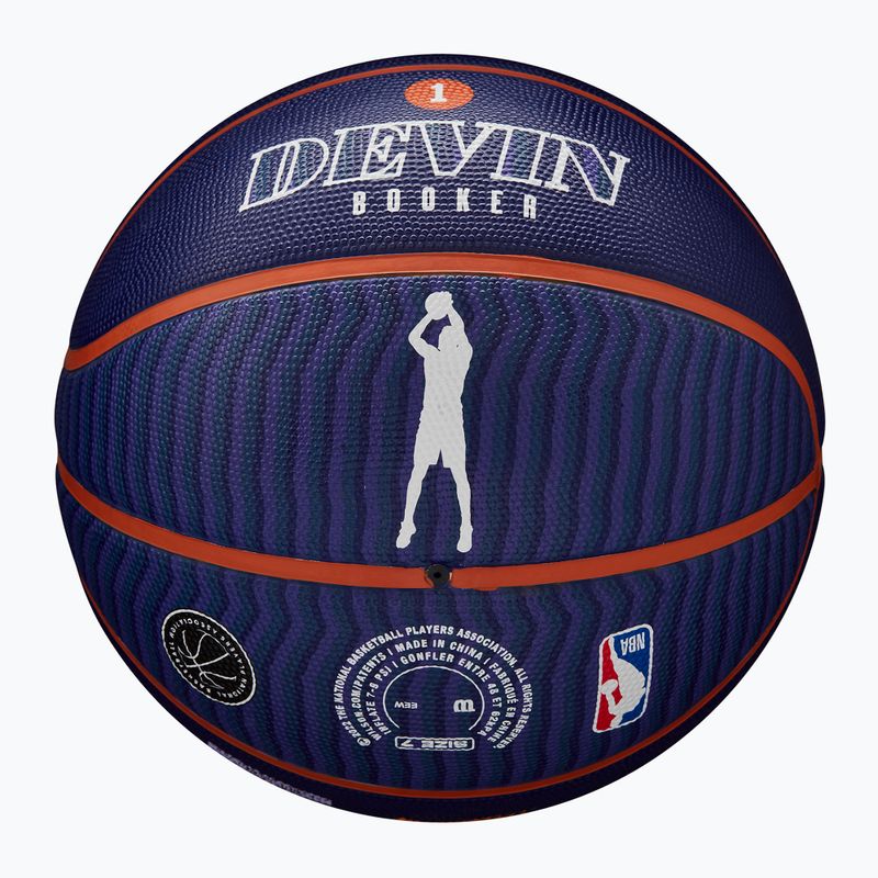 Wilson NBA Player Icon Outdoor баскетбол Booker navy 7 7