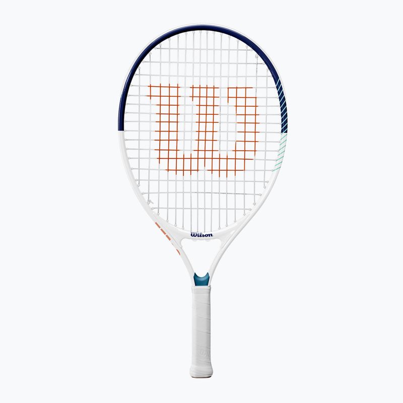 Детска тенис ракета Wilson Roland Garros Elite 21 white/navy