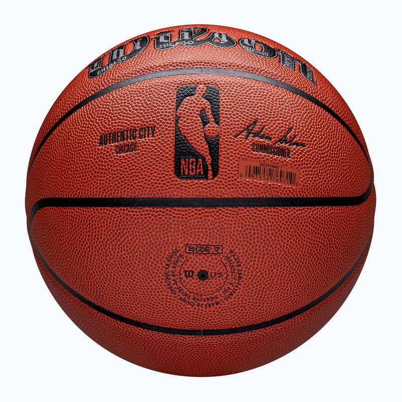 Wilson NBA баскетбол Authentic City Chicago brown размер 7 6