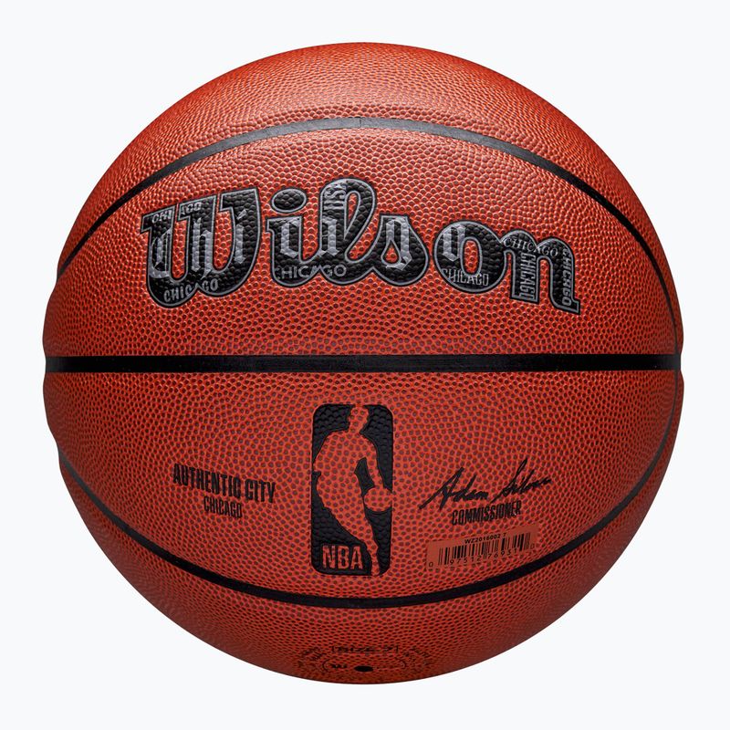 Wilson NBA баскетбол Authentic City Chicago brown размер 7 7