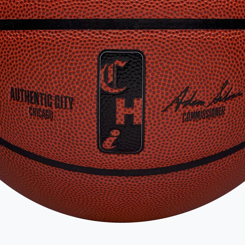 Wilson NBA баскетбол Authentic City Chicago brown размер 7 8