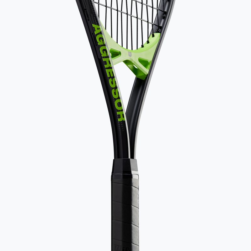 Ракета за тенис Wilson Aggressor черна/зелена 6