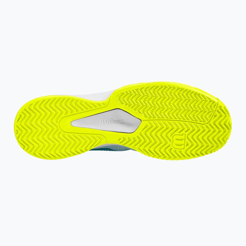 Wilson Kaos Stroke 2.0 мъжки обувки за тенис stormy sea/deep teal/safety yellow 10