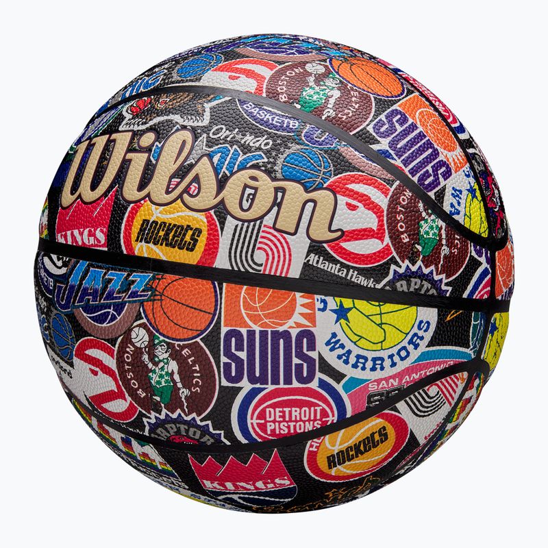 Wilson NBA All Team Retro многоцветен баскетболен размер 7 3