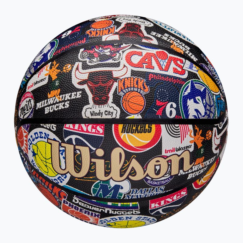 Wilson NBA All Team Retro многоцветен баскетболен размер 7 5