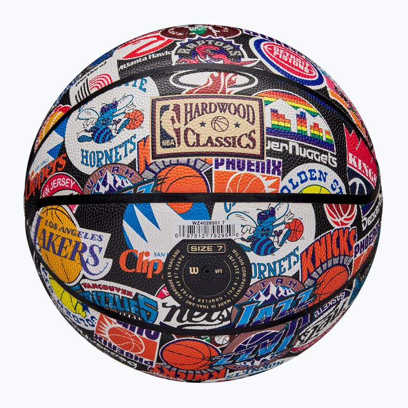 Wilson NBA All Team Retro многоцветен баскетболен размер 7 6