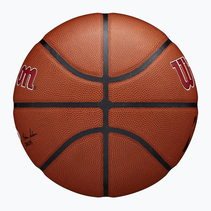 Wilson NBA Team Alliance Miami Heat кафяв размер 7 баскетбол 4