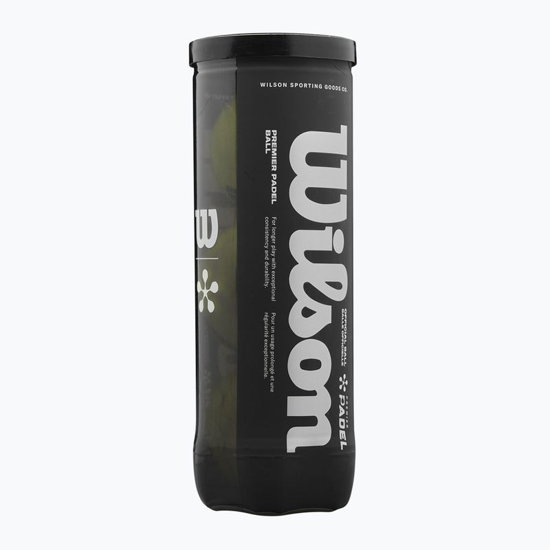 Топки за падел Wilson Premier 3 бр. жълт 2