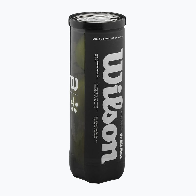 Топки за падел Wilson Premier 3 бр. жълт 3