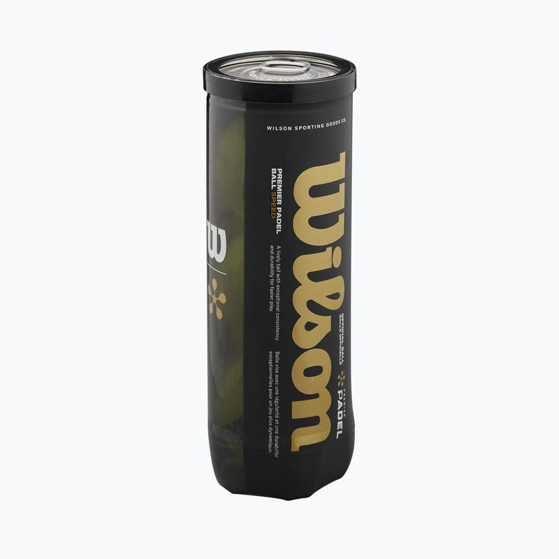Топки за падeл Wilson Premier Padel Speed 3B 3 бр. yellow 5