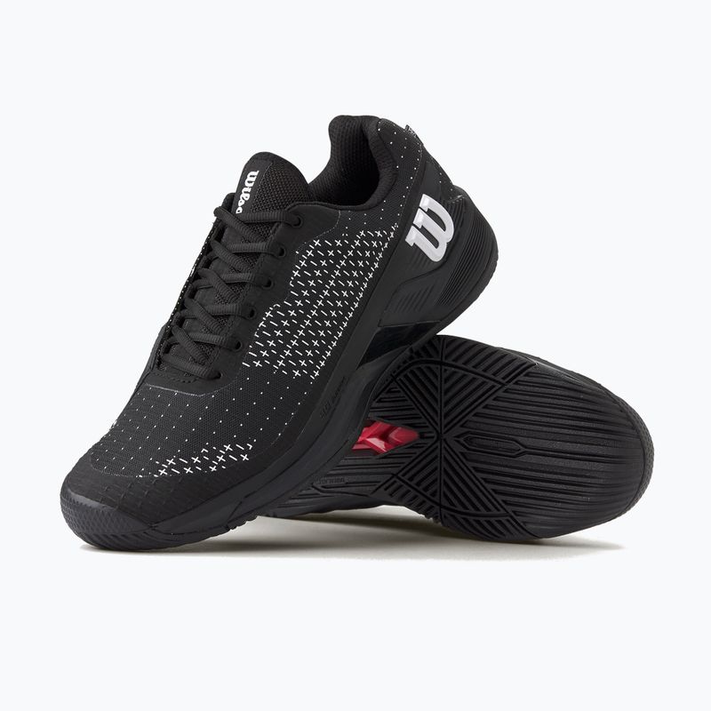Мъжки обувки за тенис Wilson Rush Pro Extra Duty black/ black/ white 18