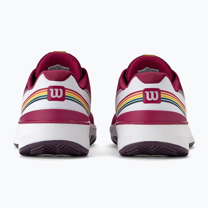 Дамски обувки за тенис Wilson Intrigue Pro Clay W RG beaujolais/ white/ plum perfect 8