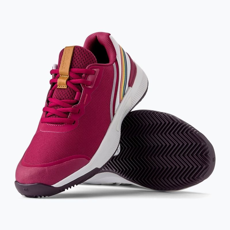 Дамски обувки за тенис Wilson Intrigue Pro Clay W RG beaujolais/ white/ plum perfect 10