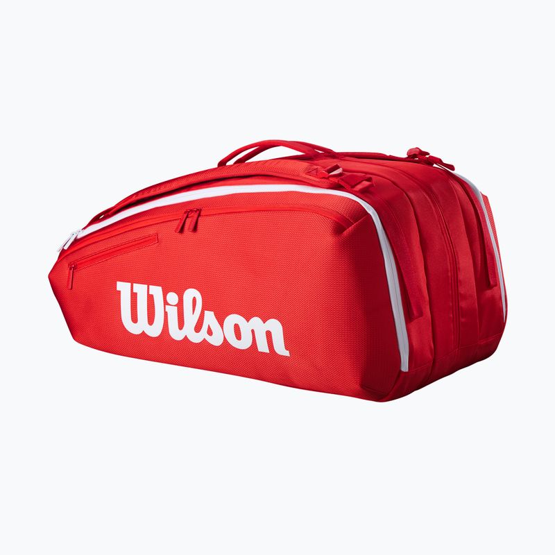 Wilson Super Tour Red 15PK червена тенис чанта 2