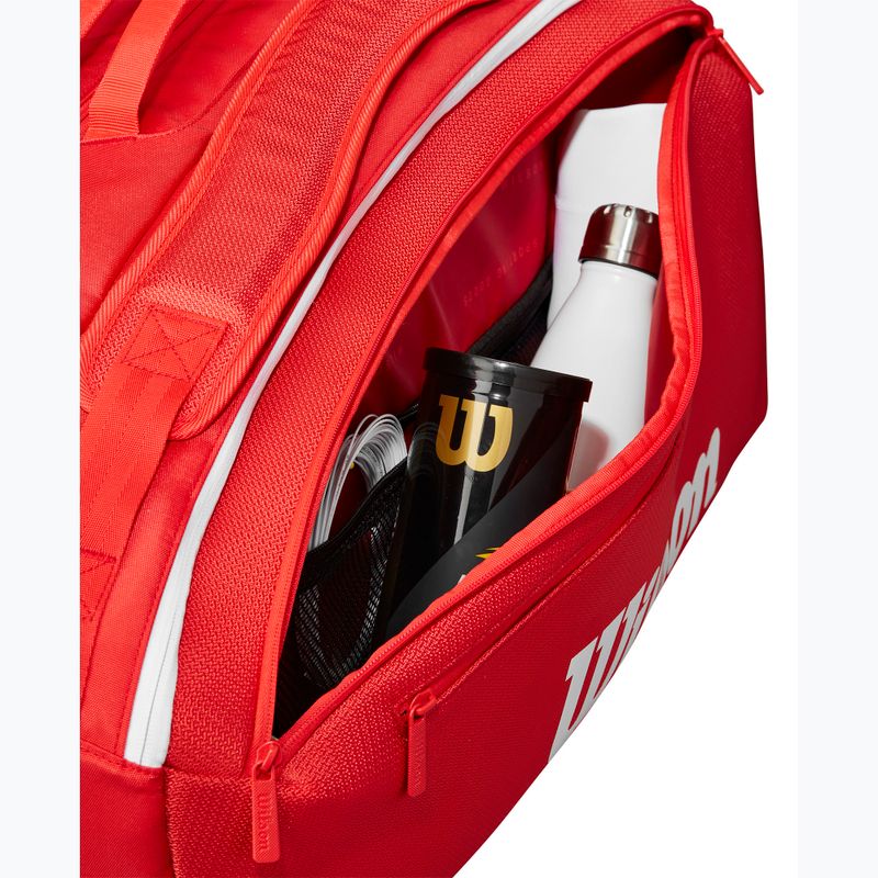 Wilson Super Tour Red 15PK червена тенис чанта 7