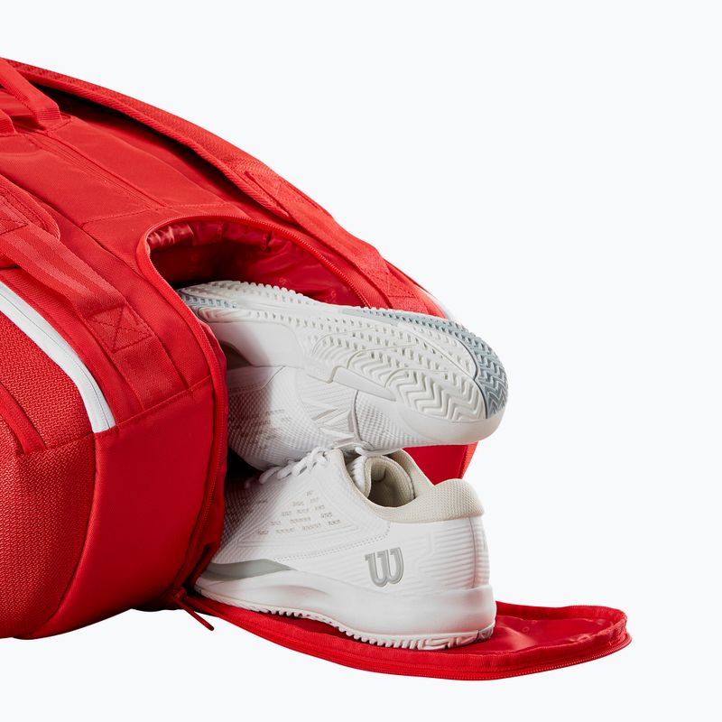 Wilson Super Tour Red 15PK червена тенис чанта 9