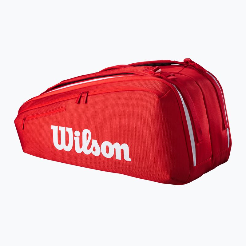 Wilson Super Tour Red 9PK червена тенис чанта 2