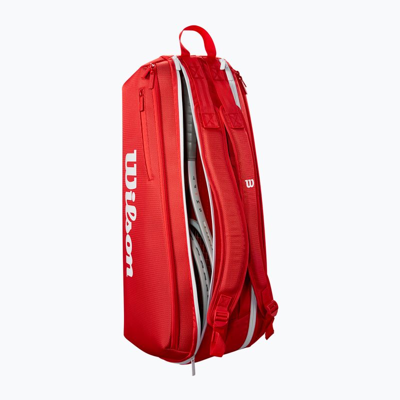 Wilson Super Tour Red 6PK червена тенис чанта 4