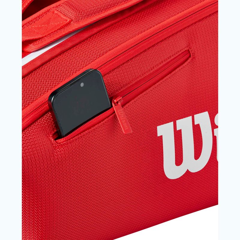 Wilson Super Tour Red 6PK червена тенис чанта 5