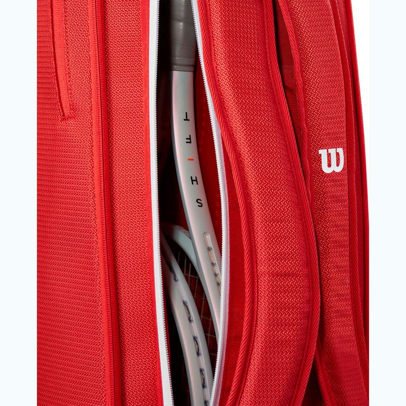 Wilson Super Tour Red 6PK червена тенис чанта 8
