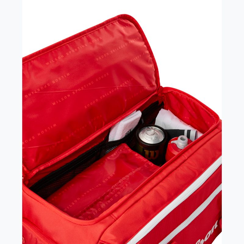 Wilson Super Tour Red Small Duffel тенис чанта червена 5