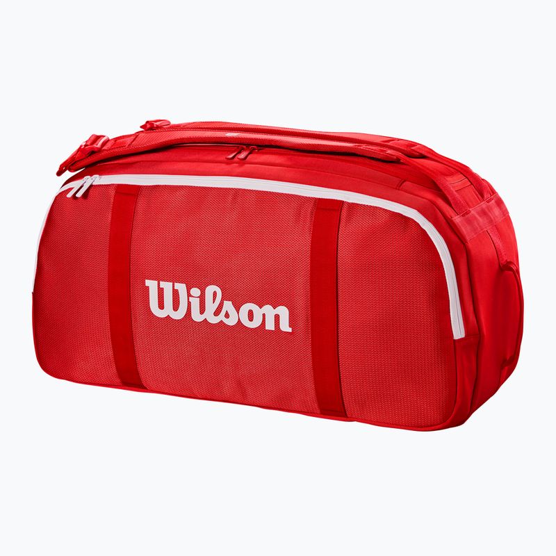 Wilson Super Tour Red Coaches Duffel тенис чанта червена