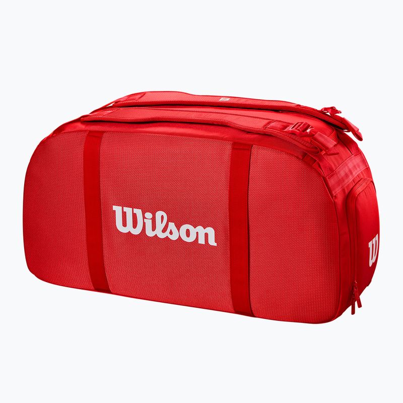Wilson Super Tour Red Coaches Duffel тенис чанта червена 2