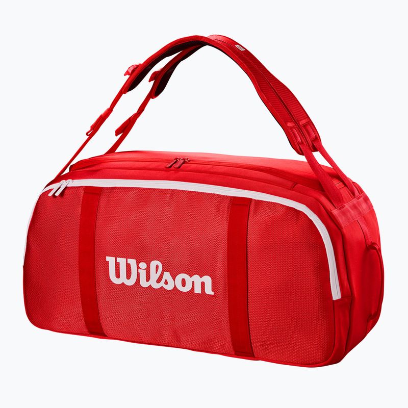 Wilson Super Tour Red Coaches Duffel тенис чанта червена 3