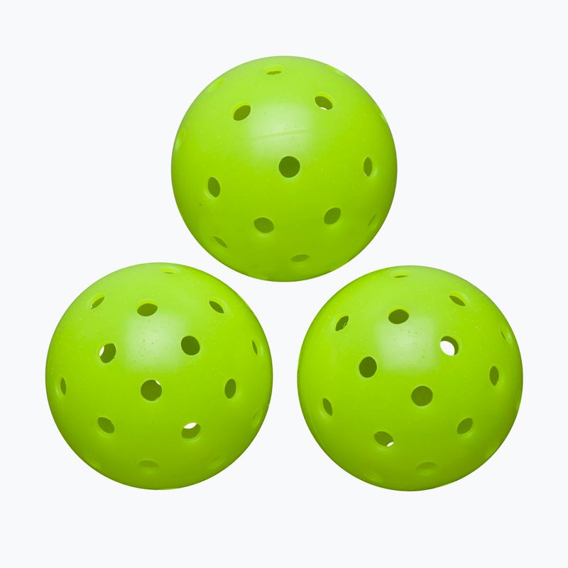 Топки за пикълбол Wilson Max 40 Outdoor Pickleball 3B 3 бр. green 2