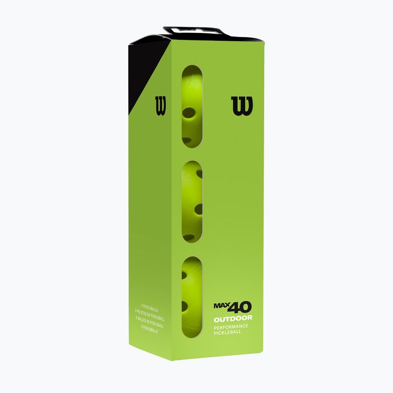 Топки за пикълбол Wilson Max 40 Outdoor Pickleball 3B 3 бр. green 5
