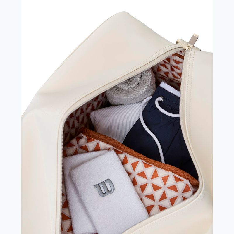 Wilson Roland Garros Small Duffel тенис чанта 2025 крем/керамика 5