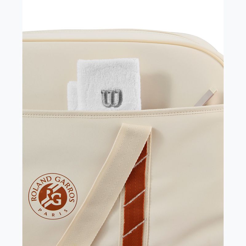Wilson Roland Garros Small Duffel тенис чанта 2025 крем/керамика 6