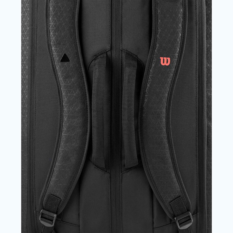 Чанта за тенис Wilson Clash V3 Super Tour black/ infrared 11