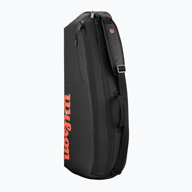 Wilson Clash V3 Super Tour 3PK черна/инфрачервена чанта за тенис 3