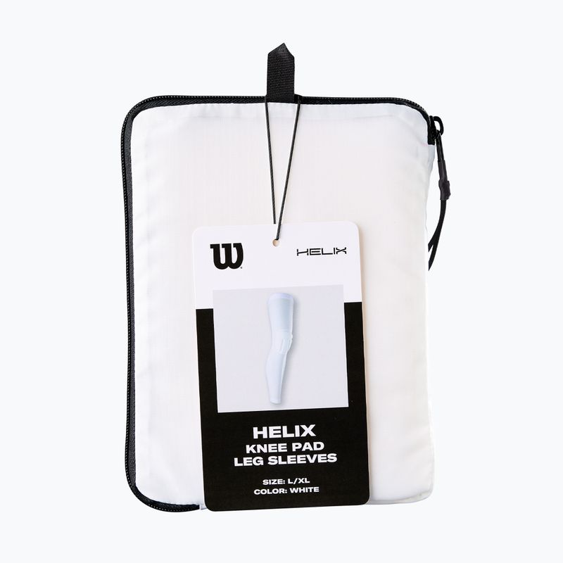 Волейболни наколенки Wilson Helix Knee Pad Leg Sleeve white 6