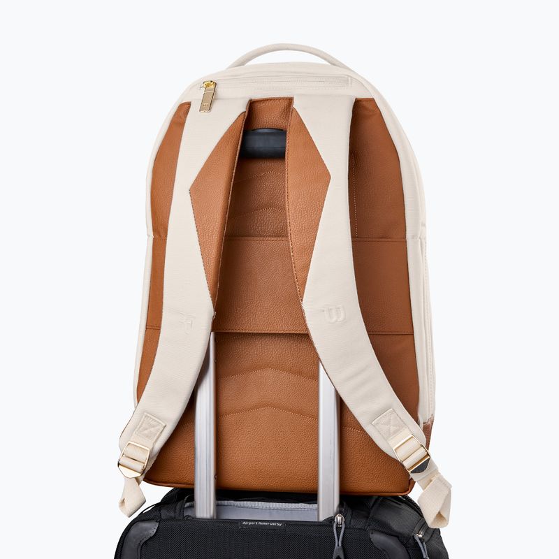 Раница за тенис Wilson Roger Federer Lawn Tennis cream 4