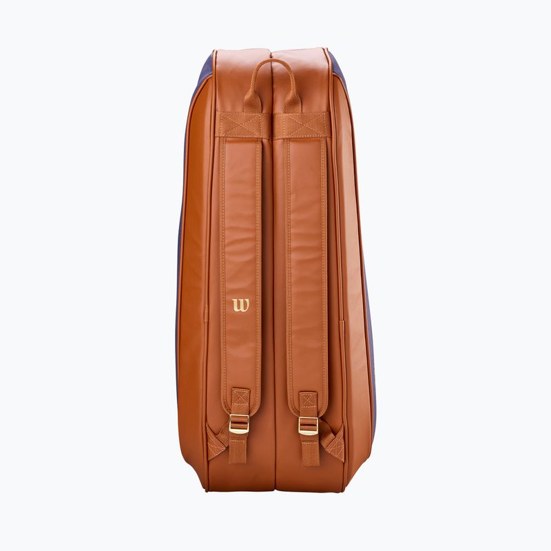 Чанта за тенис Wilson Heritage V2 6Pk cream/clay/navy 4
