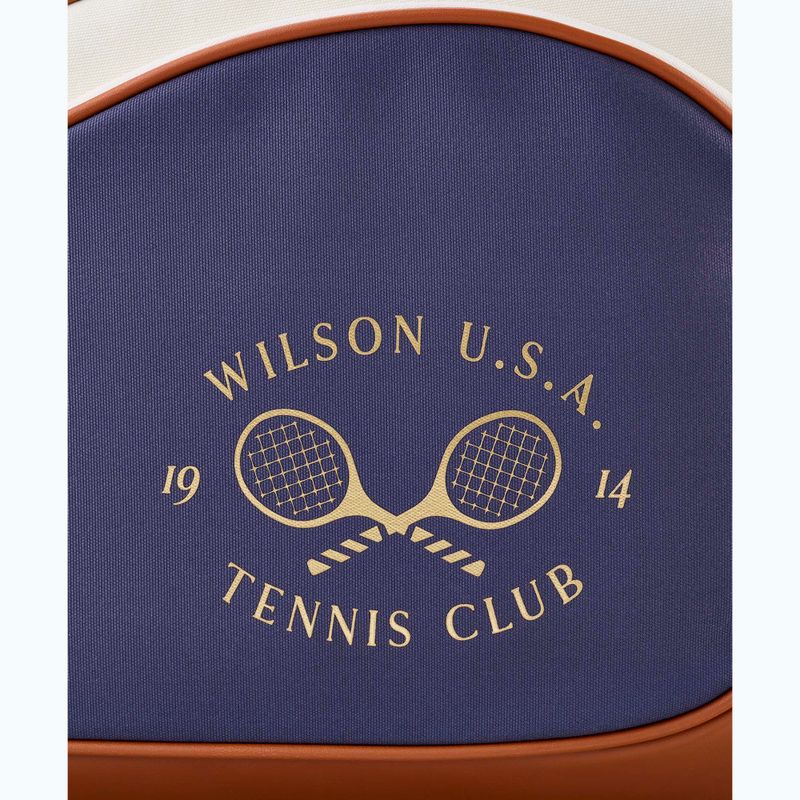 Чанта за тенис Wilson Heritage V2 6Pk cream/clay/navy 8