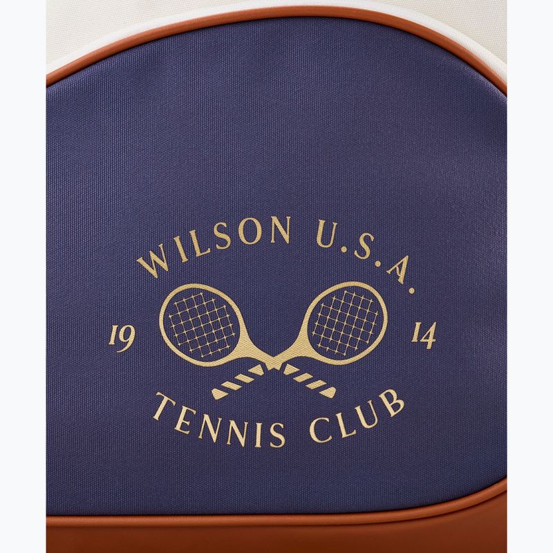 Чанта за тенис Wilson Heritage V2 12Pk cream/clay/navy 8