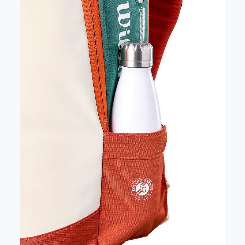 Раница за тенис Wilson Roland Garros 2026 cream/clay/green 5