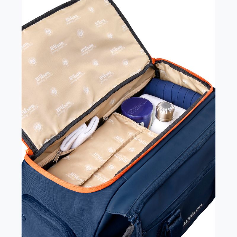 Чанта за тенис Wilson Roland Garros Session De Soiree Small Duffel 2026 navy/clay 4