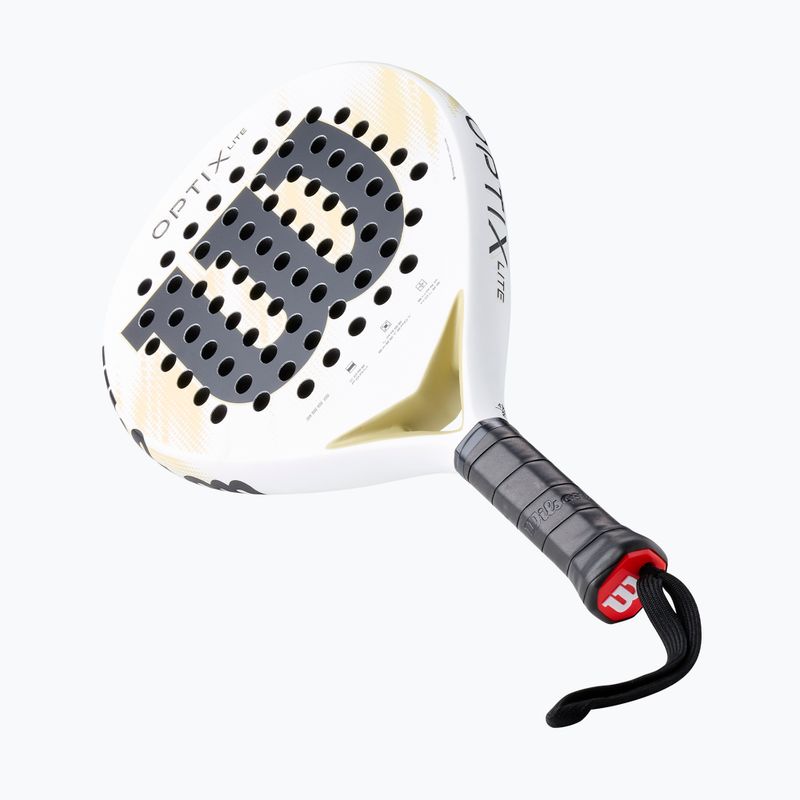 Ракетка за падел Wilson Optix V2 Lite white 4