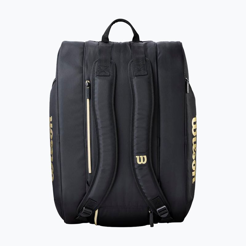 Чанта за падел Wilson Defy Padel bag black/gold 4